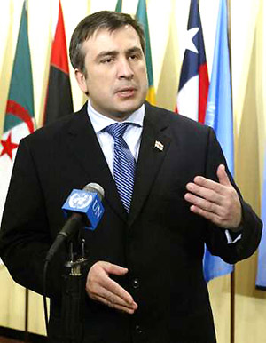Михаил Саакашвили в Джорджии